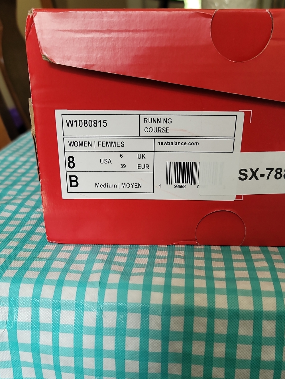 New Balance Red Women's Sneakers Box - Size 8